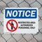 Signmission Restricted Area Authorized Personnel OSHA Notice Sign, Plastic, 14in W x 10in L, 2PK OS-2PACK-NS-P-1014-L-18077 - alternate 5